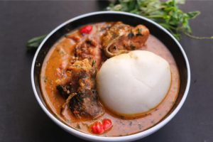 Banku and Groundnut Soup