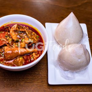 Banku and Okro Stew